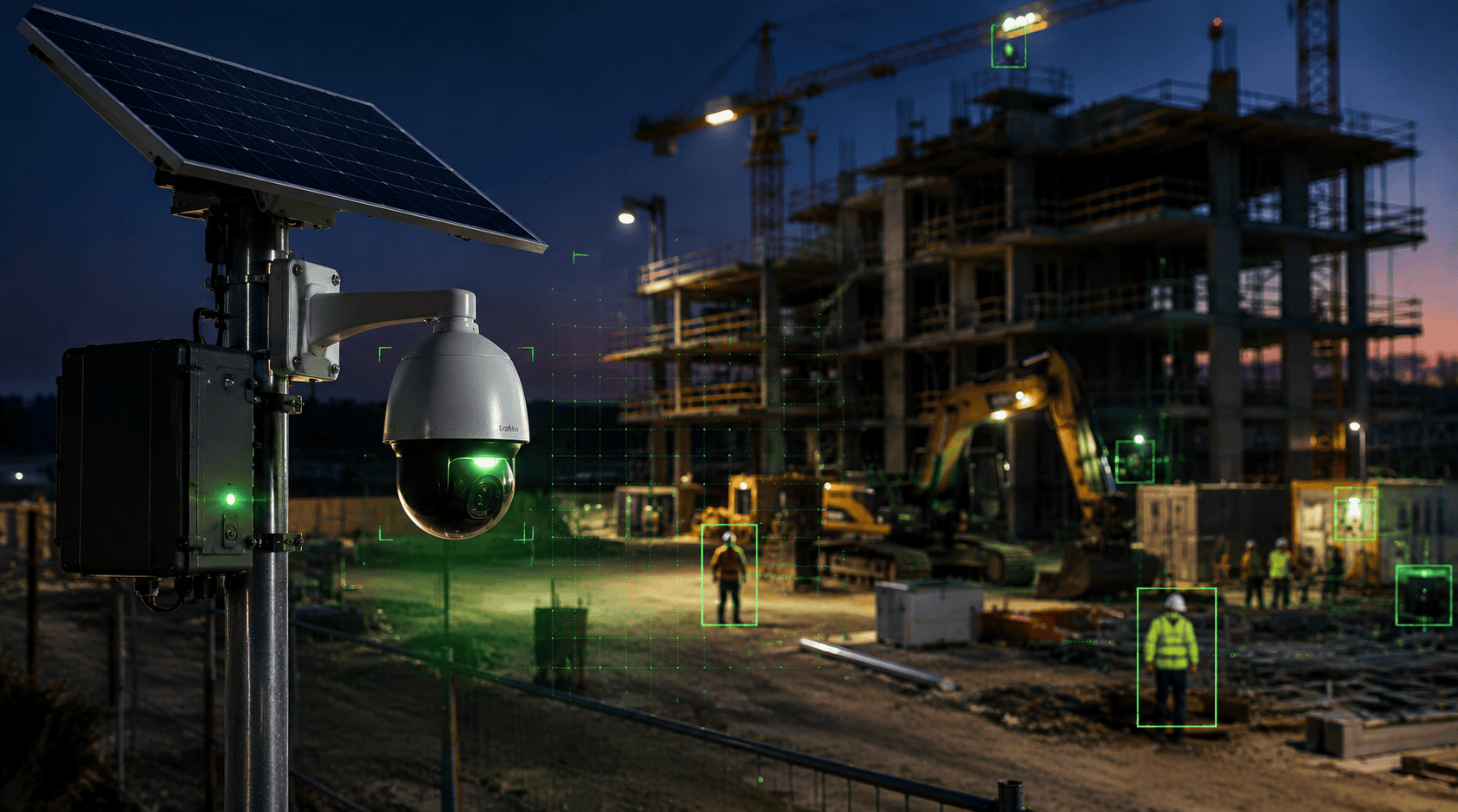 Sistemas de seguridad para obras: vigilancia inteligente con IA